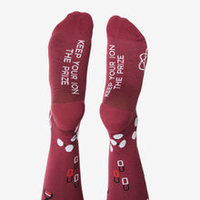 Load image into Gallery viewer, women's Burgundy Ion - Compression Socks