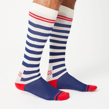 Load image into Gallery viewer, men's Red White and Blue - Compression Socks
