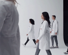 Load image into Gallery viewer, women's The Statement Lab Coat
